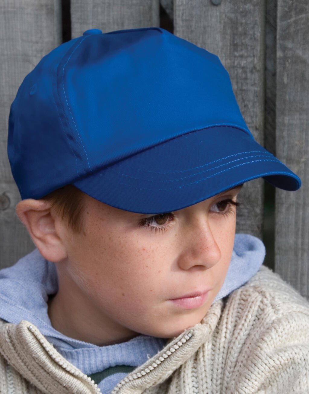  Kids Baseball Cap in Farbe White