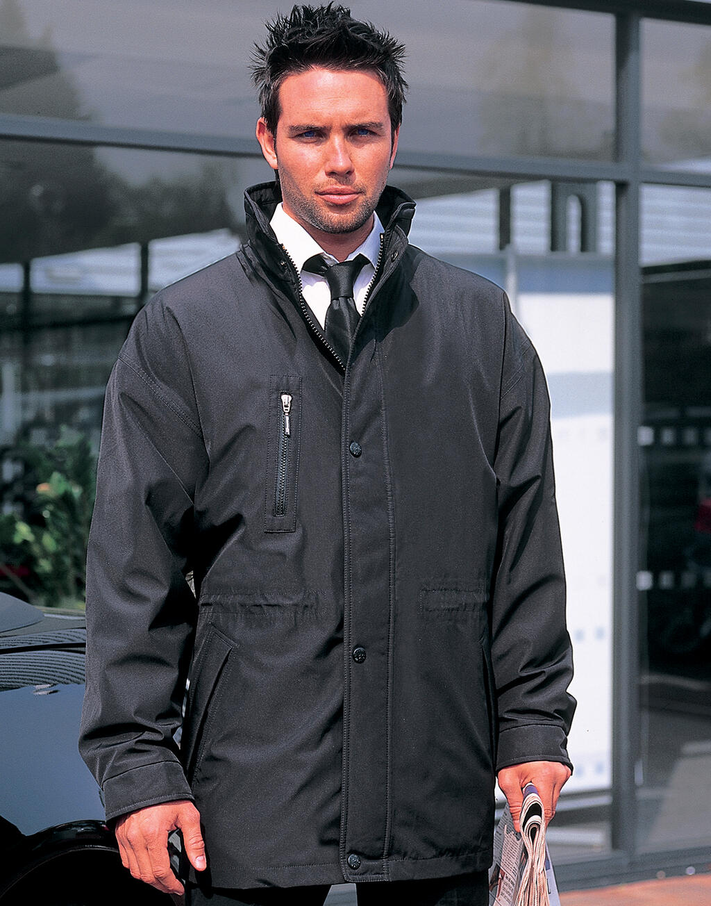  City Executive Jacket in Farbe Black