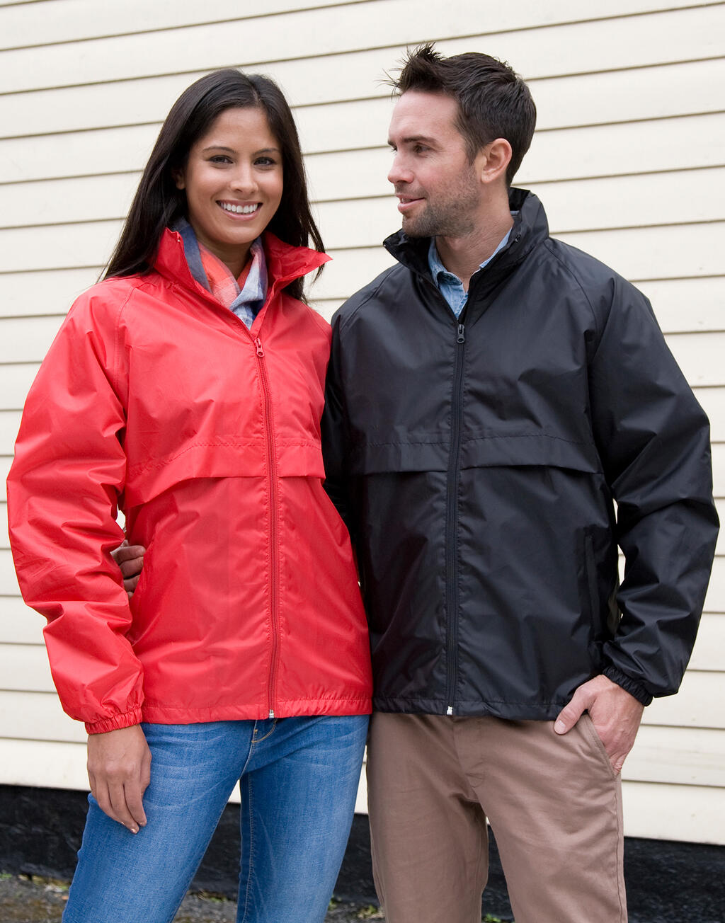  Lightweight Jacket in Farbe Black