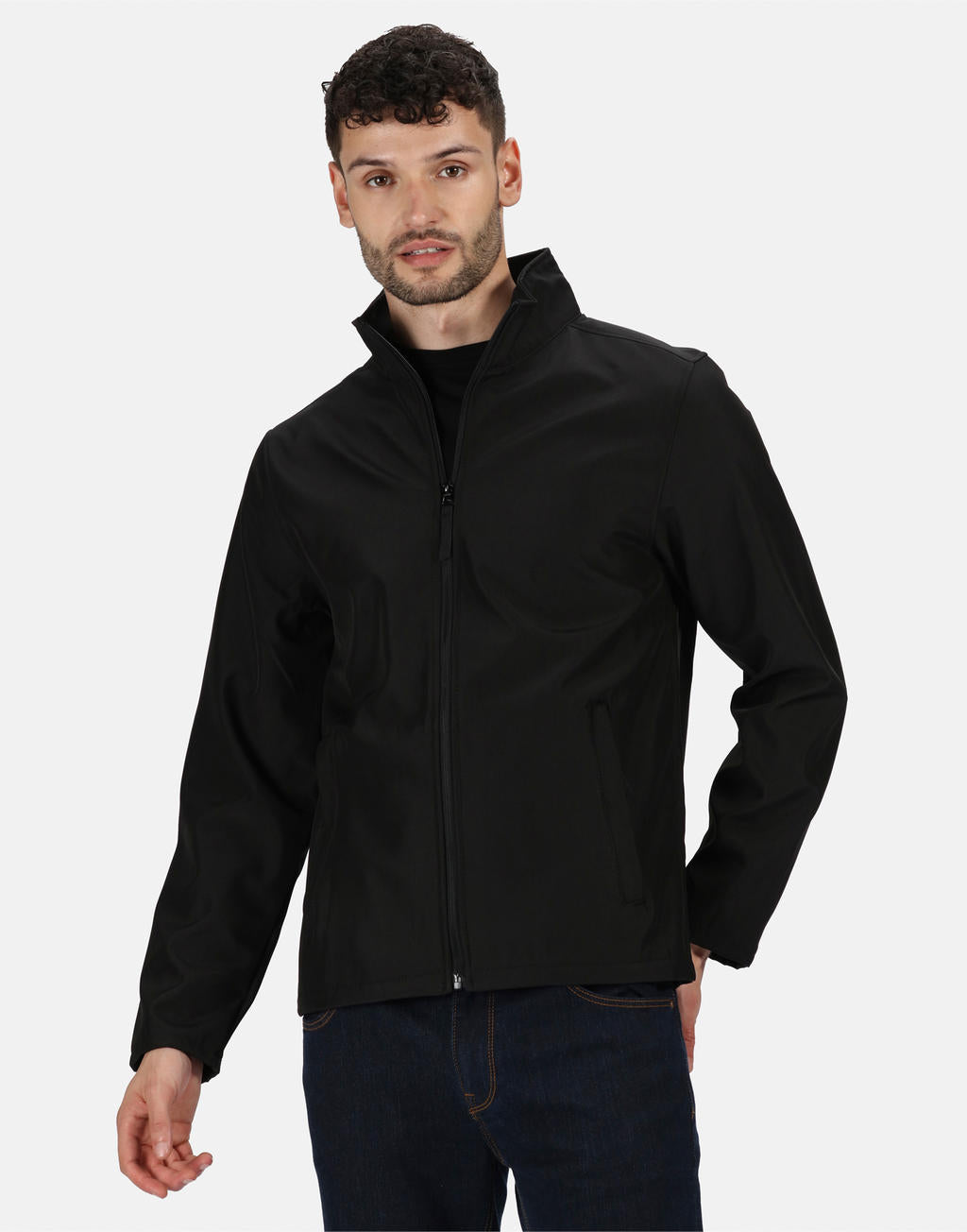  Classic Softshell Jacket in Farbe Black