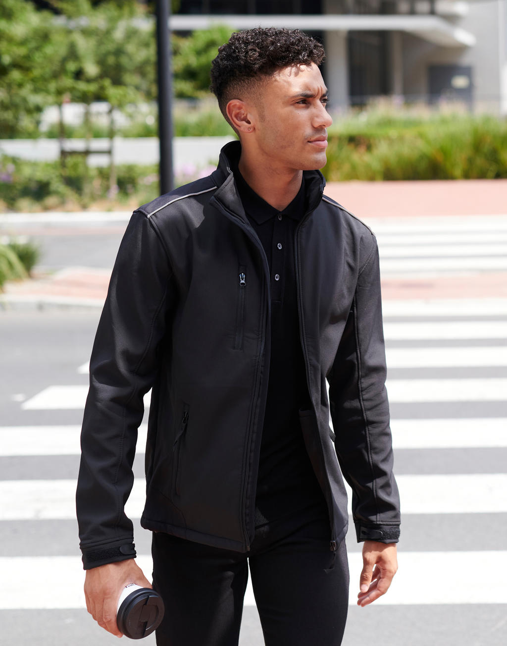  Sandstorm Workwear Softshell in Farbe Black