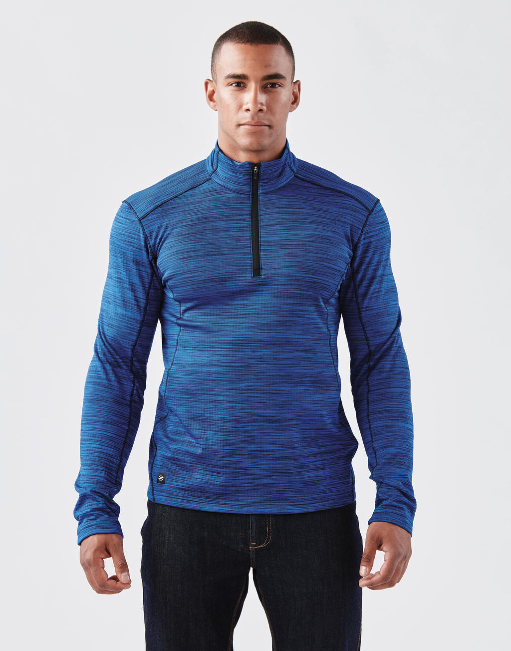  Men's Base Thermal 1/4 Zip in Farbe Dolphin