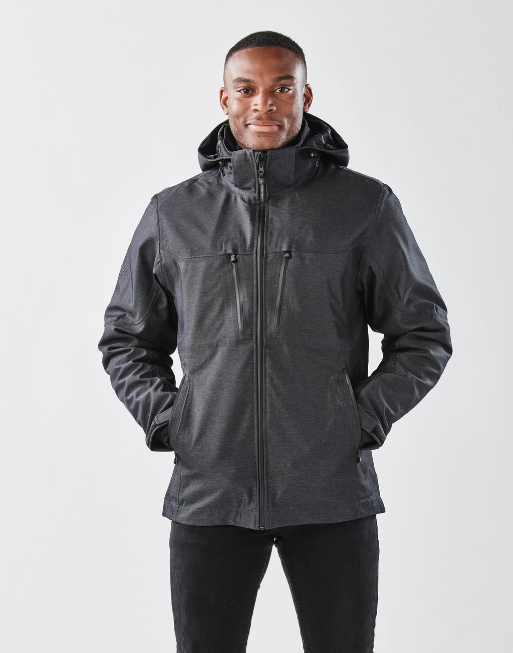  Men's Matrix System Jacket in Farbe Black/Carbon