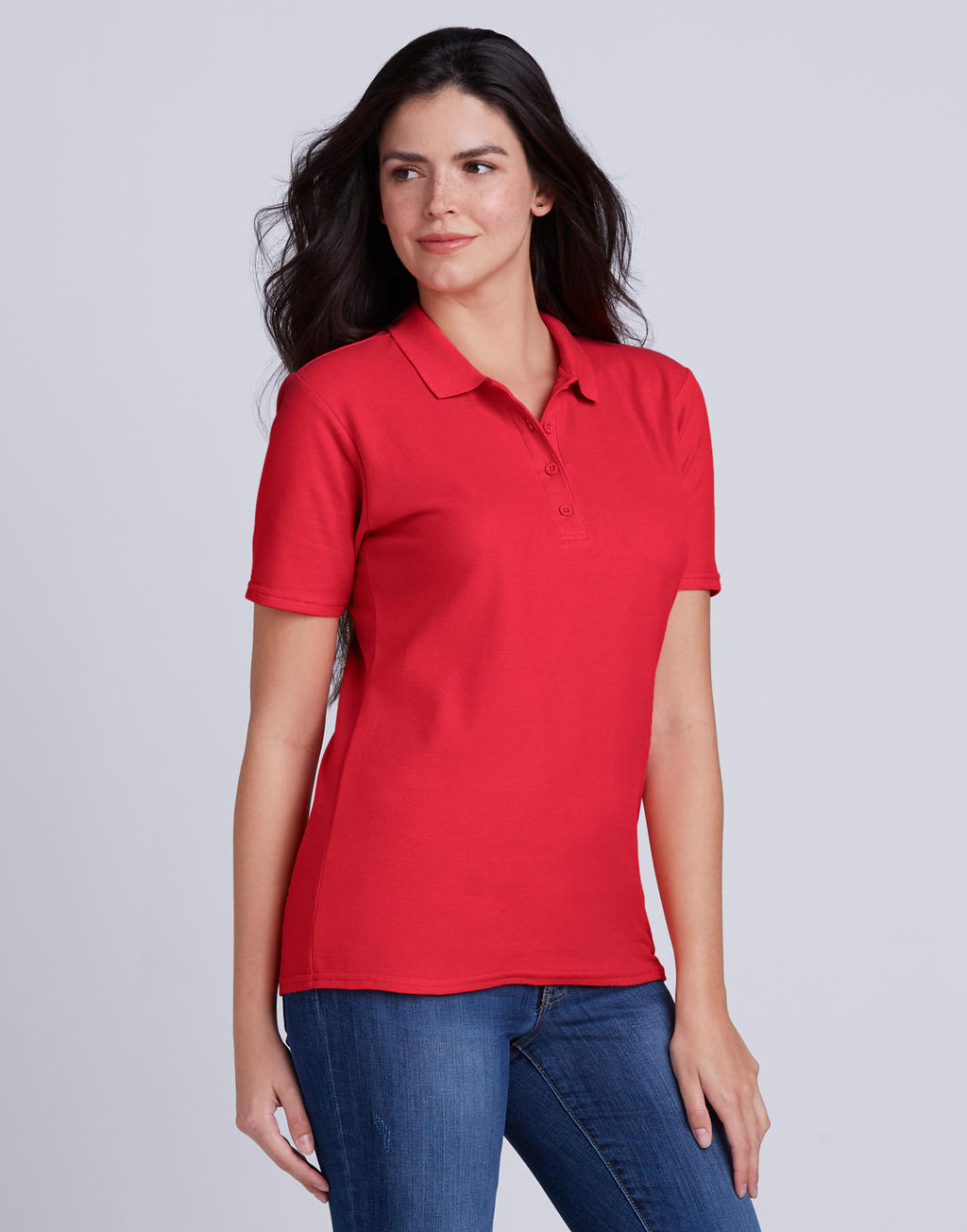 Softstyle® Ladies Double Pique Polo