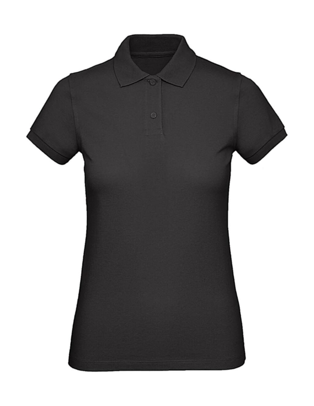 Organic Inspire Polo /women in Farbe Black