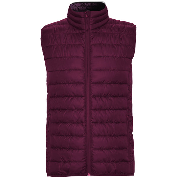 Weste Oslo  in Farbe Plum Red