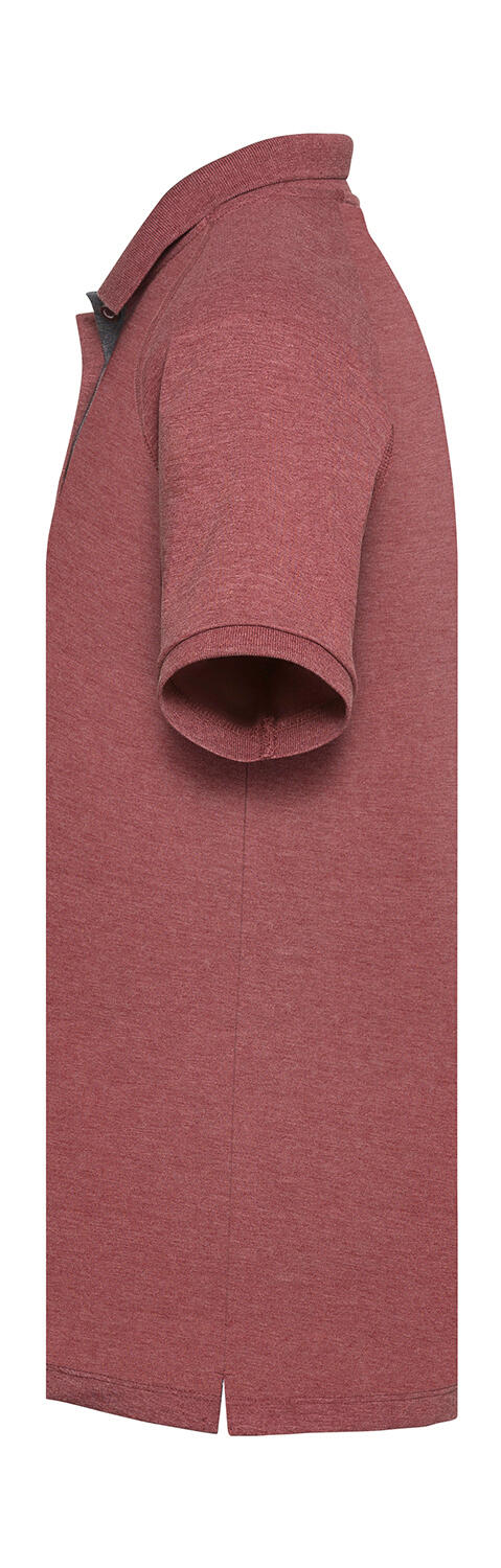  Men's HD Raglan Polo in Farbe White