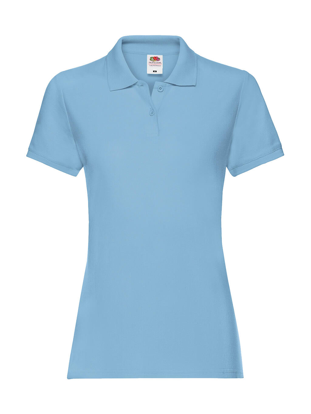  Ladies' Premium Polo in Farbe Sky Blue