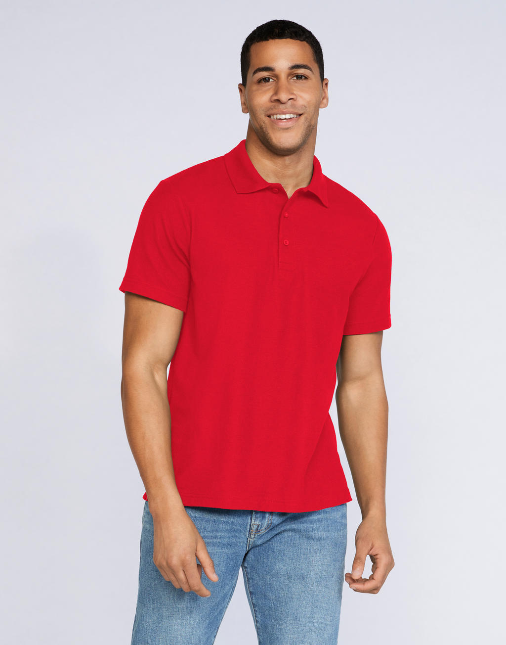  DryBlend® Double Piqué Polo in Farbe White