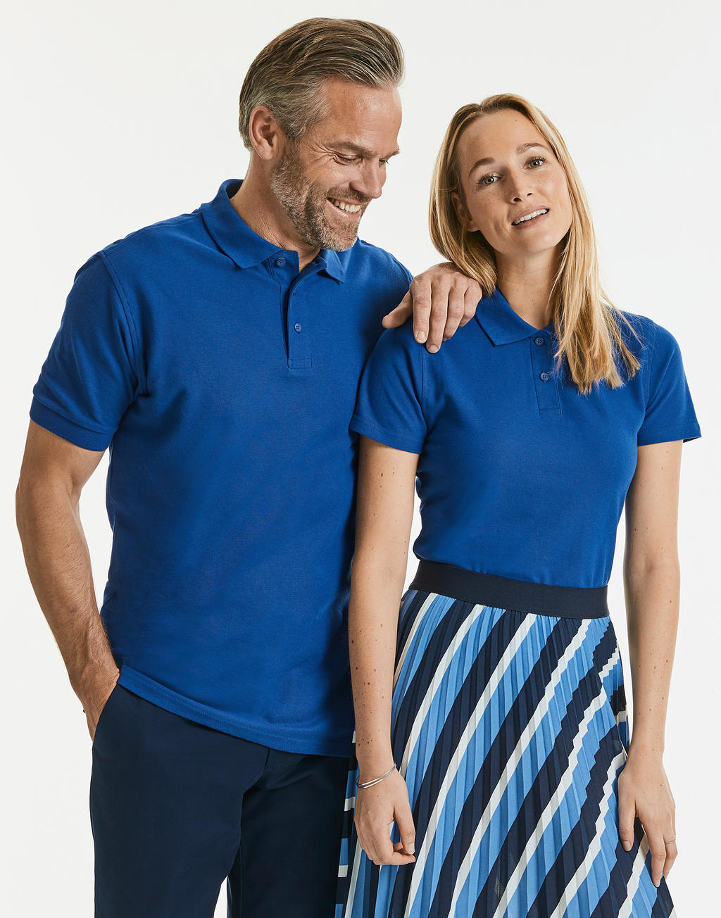  Ladies' Ultimate Cotton Polo in Farbe White