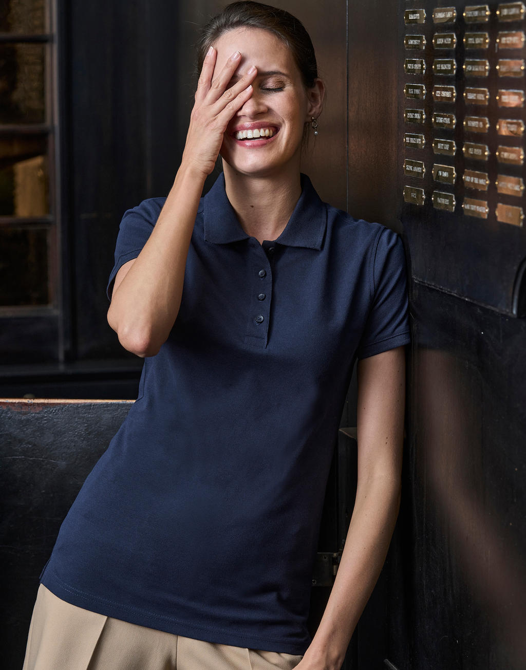  Ladies' Heavy Polo Piqué in Farbe White