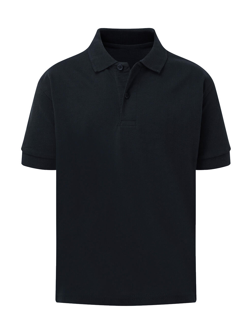  Kids' Cotton Polo in Farbe Navy