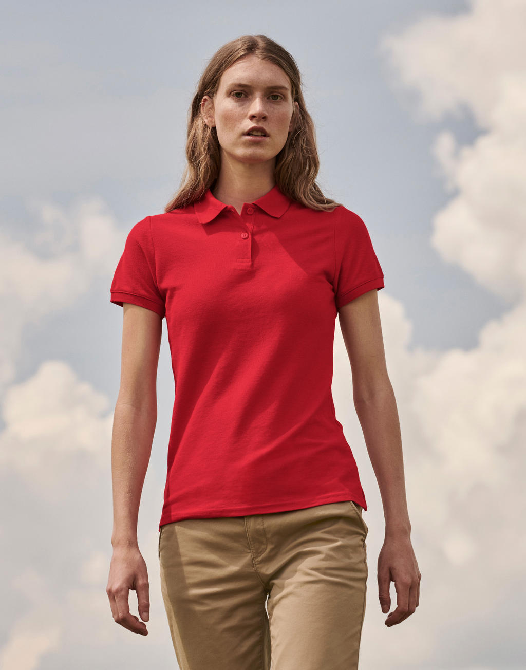  Ladies' 65/35 Polo in Farbe White