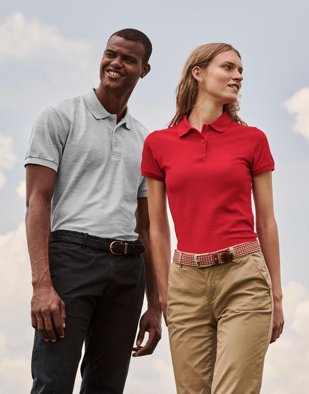  Ladies' 65/35 Polo in Farbe White