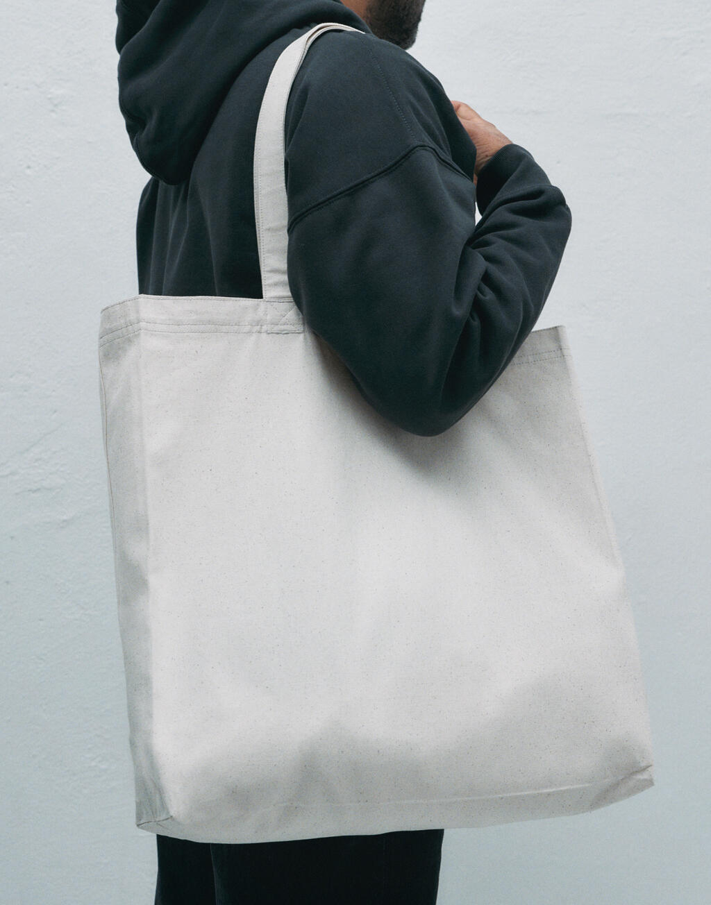 Cotton Canvas Large Tote - ShirtStore
