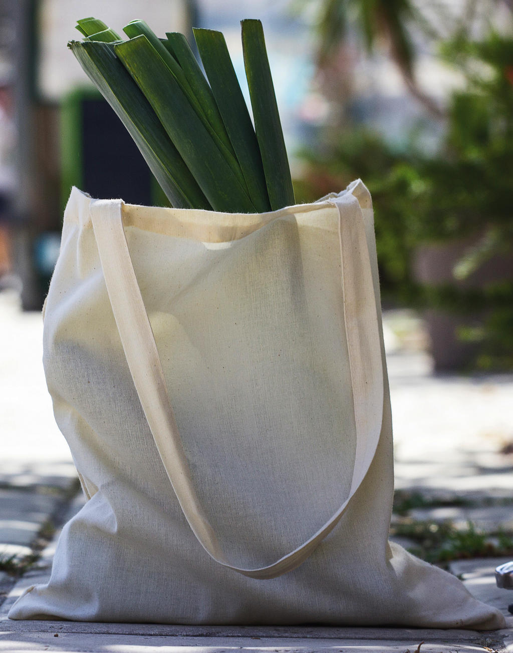  Popular Organic Cotton Shopper LH in Farbe Snowwhite