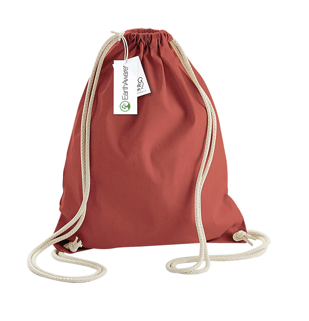  EarthAware™ Organic Gymsac in Farbe Orange Rust