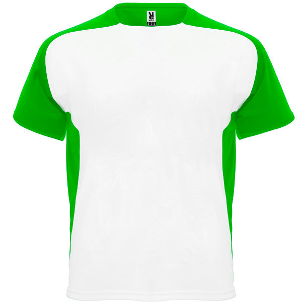 T-Shirt Bugatti  in Farbe White/Fern Green