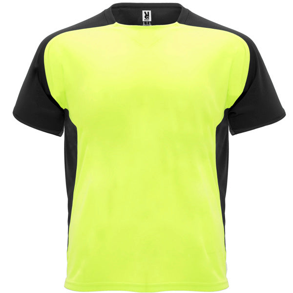 T-Shirt Bugatti  in Farbe Fluor Yellow/Black