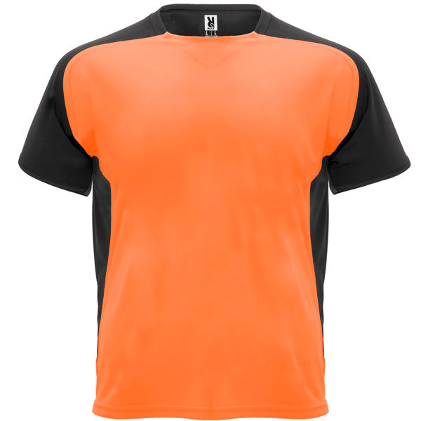 T-Shirt Bugatti  in Farbe Fluor Orange/Black