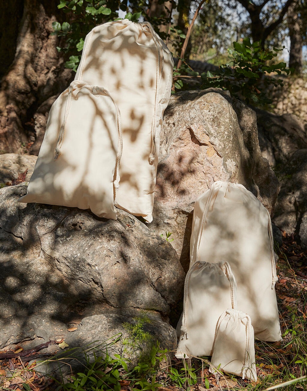 Premium Cotton Stuff Bag in Farbe Natural