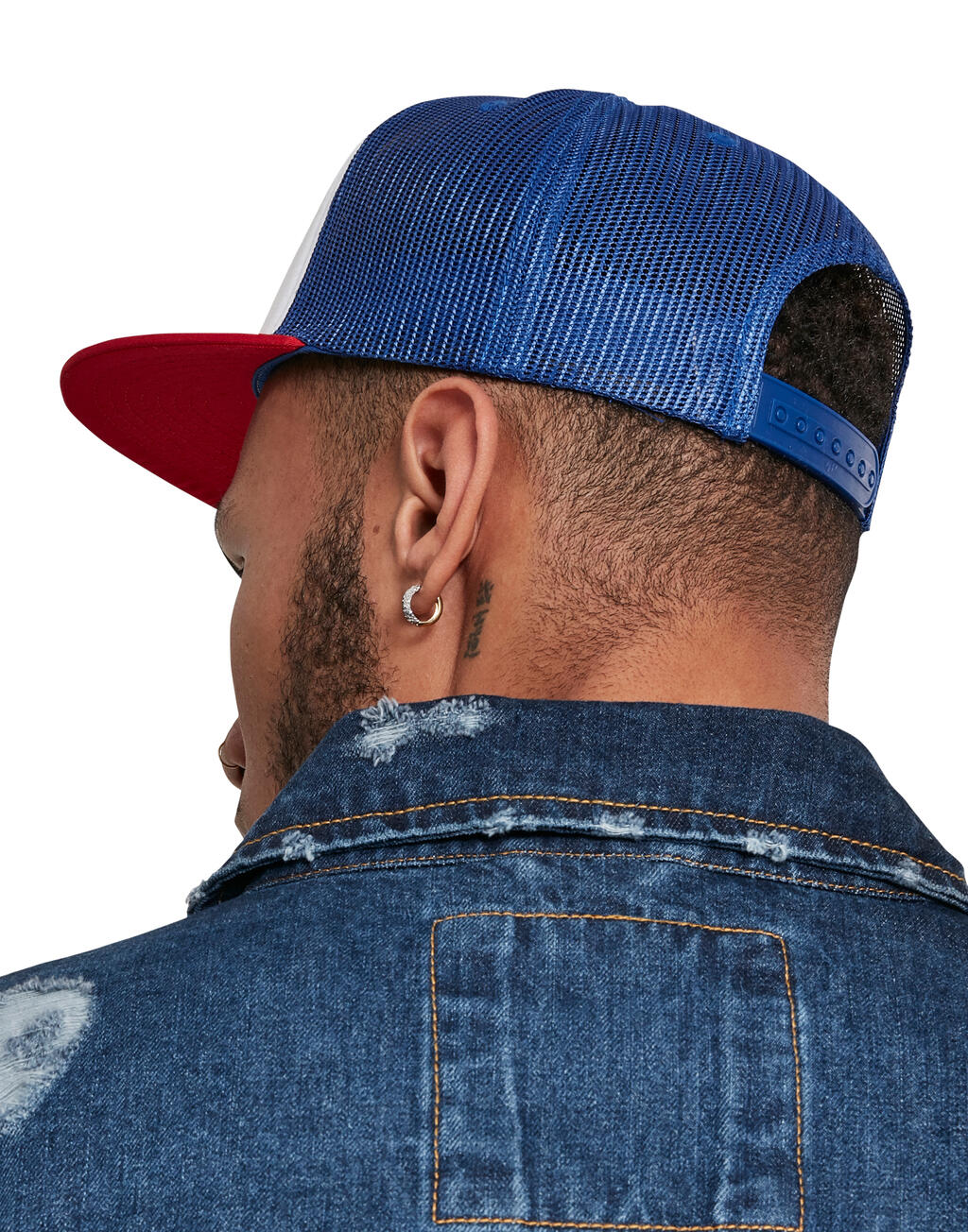 Foam Trucker with White Front in Farbe Black/White/Black