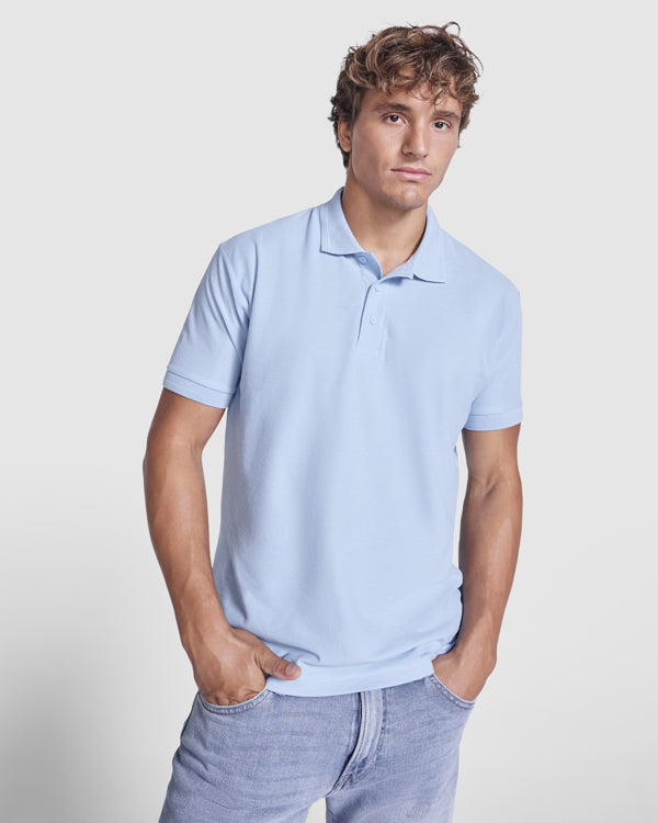 Poloshirt Pegaso Premium  in Farbe White