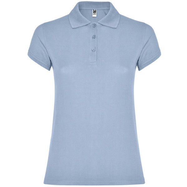 Poloshirt Star Woman  in Farbe Zen Blue