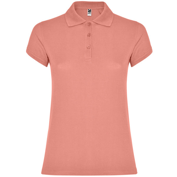 Poloshirt Star Woman  in Farbe Clay Orange