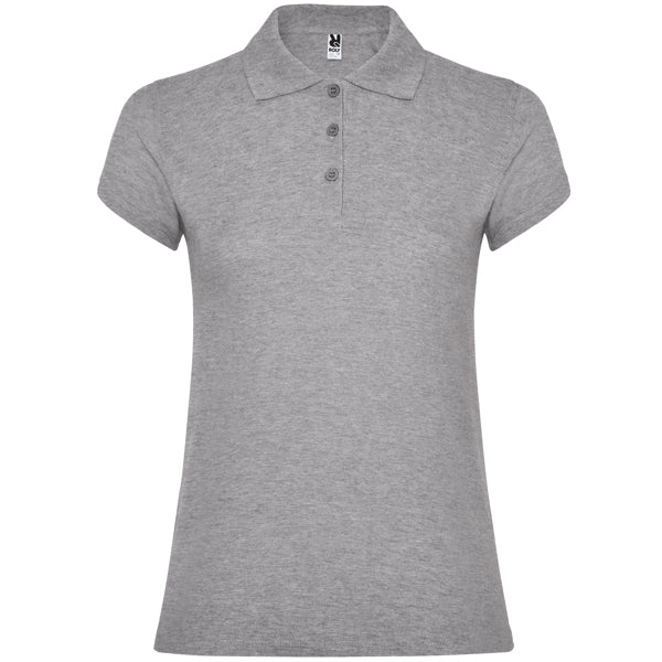 Poloshirt Star Woman  in Farbe Heather Grey