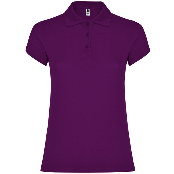 Poloshirt Star Woman  in Farbe Purple