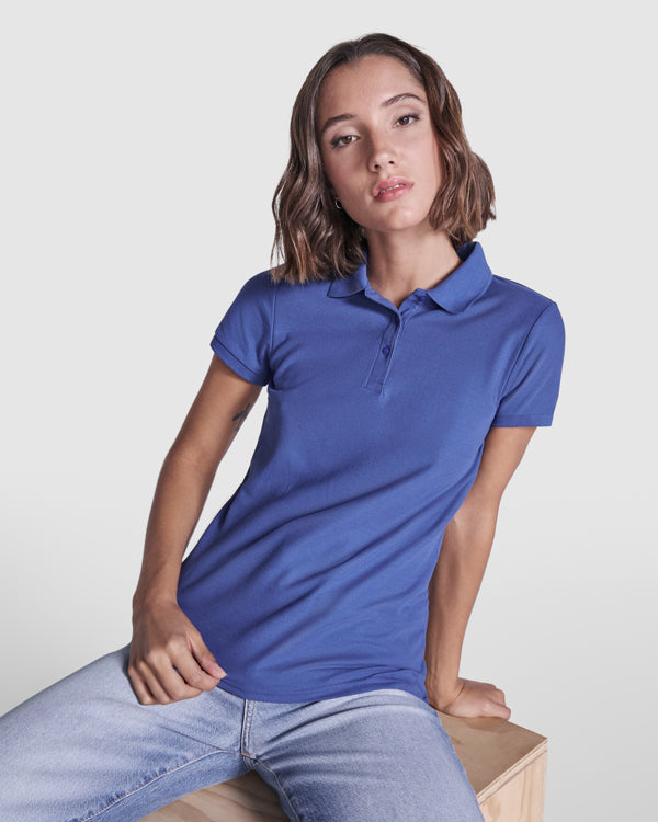 Poloshirt Pegaso Premium Woman  in Farbe White