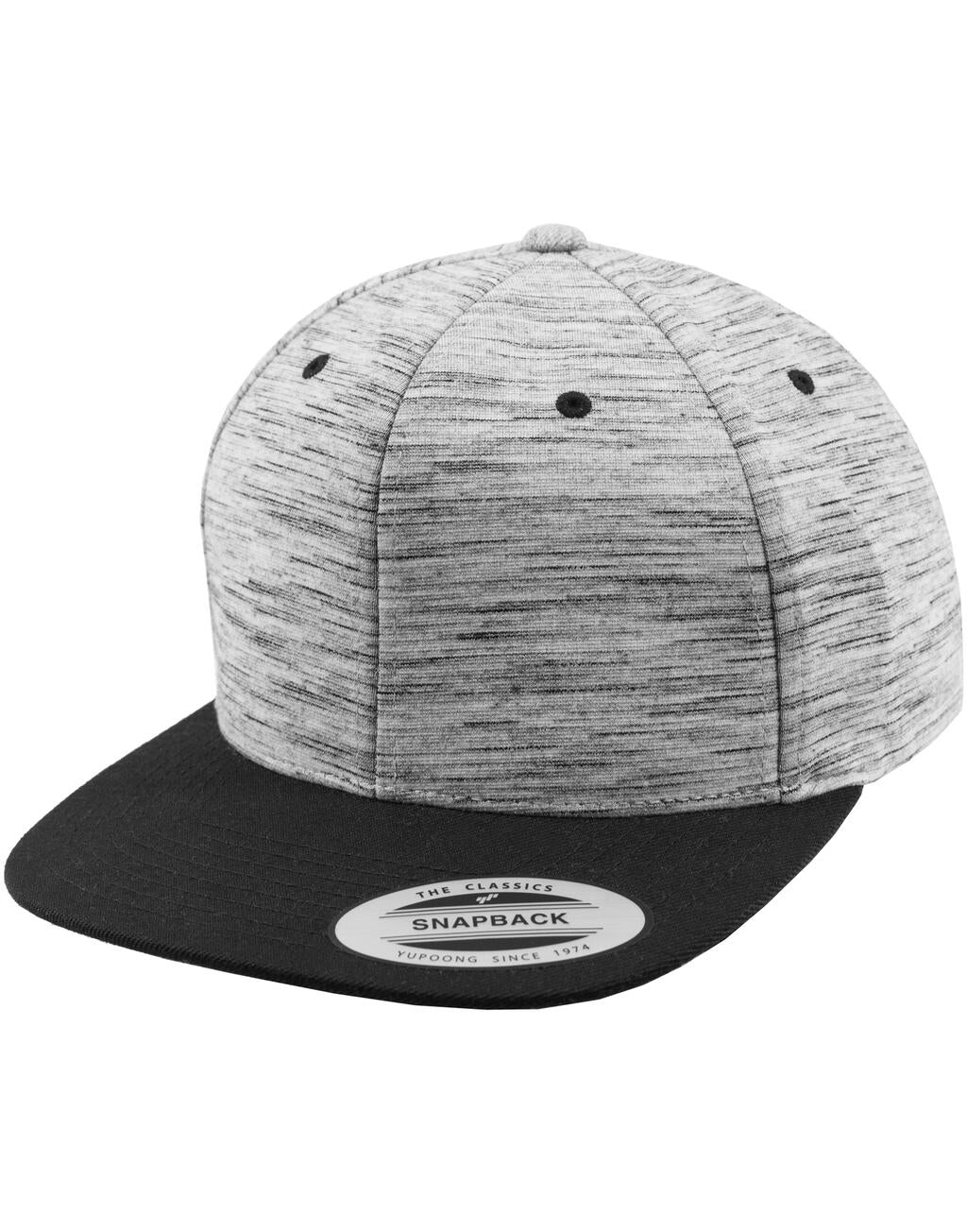 Stripes Melange Crown Snapback - ShirtStore