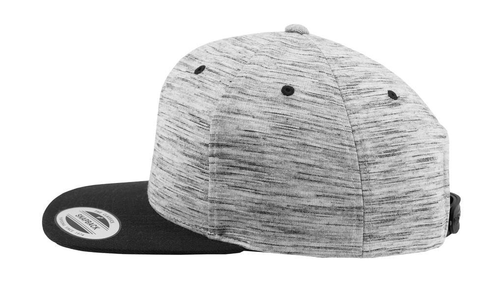 Stripes Melange Crown Snapback - ShirtStore