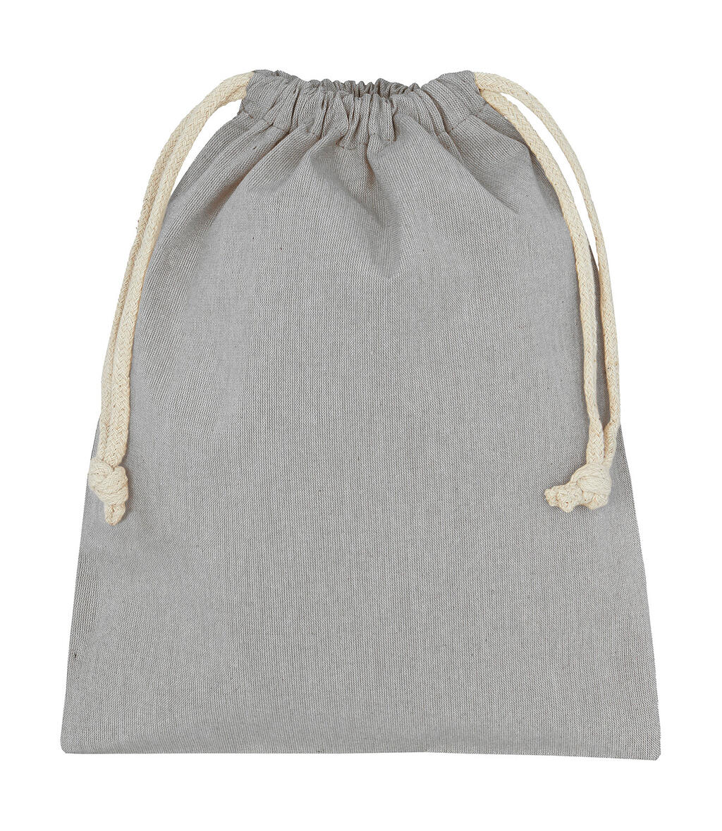 Recycled Cotton/Polyester Stuff Bag in Farbe Grey Heather