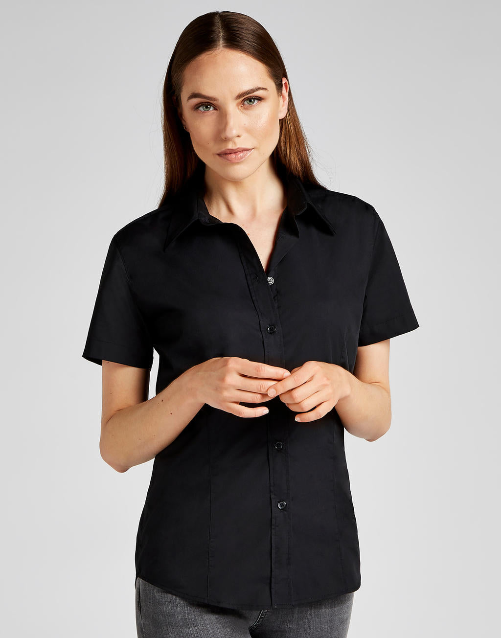  Women's Classic Fit Workforce Shirt in Farbe White
