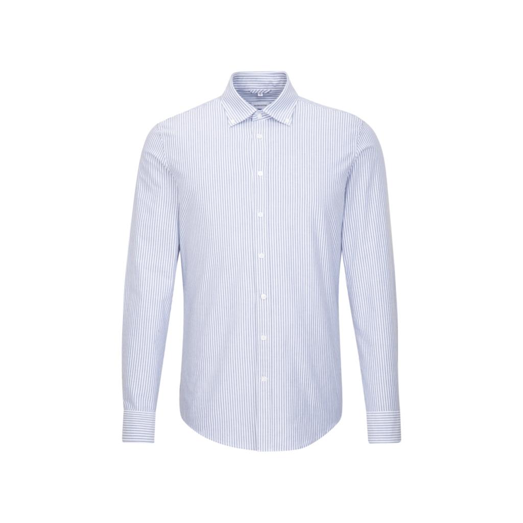  Seidensticker Slim Fit 1/1 Business Button Down in Farbe Oxford Light Blue