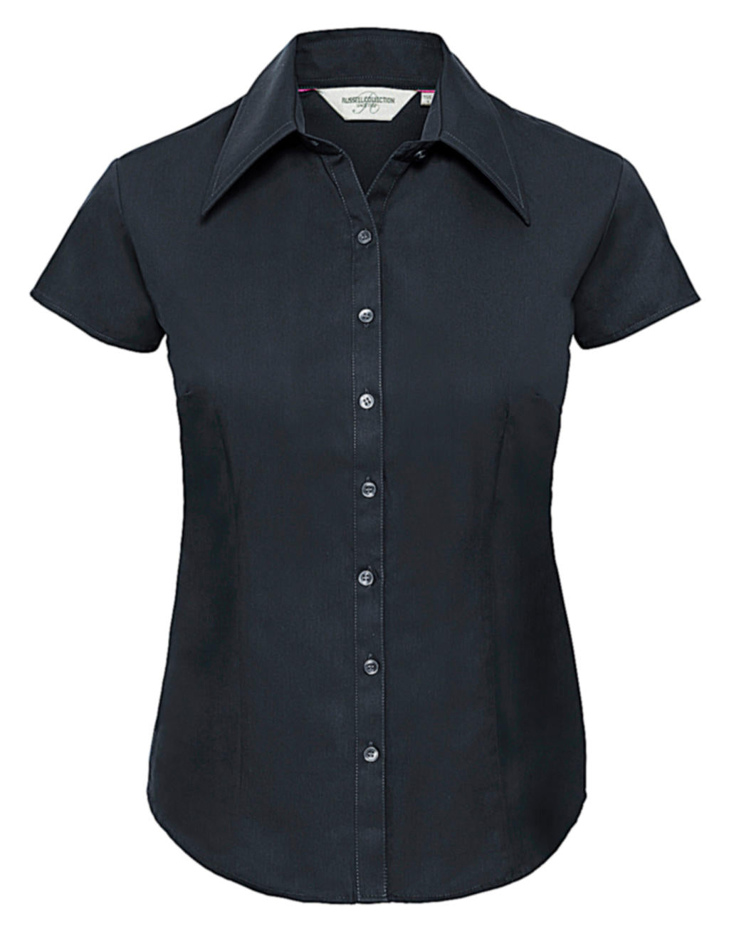 Ladies' Tencel® Fitted Shirt in Farbe White