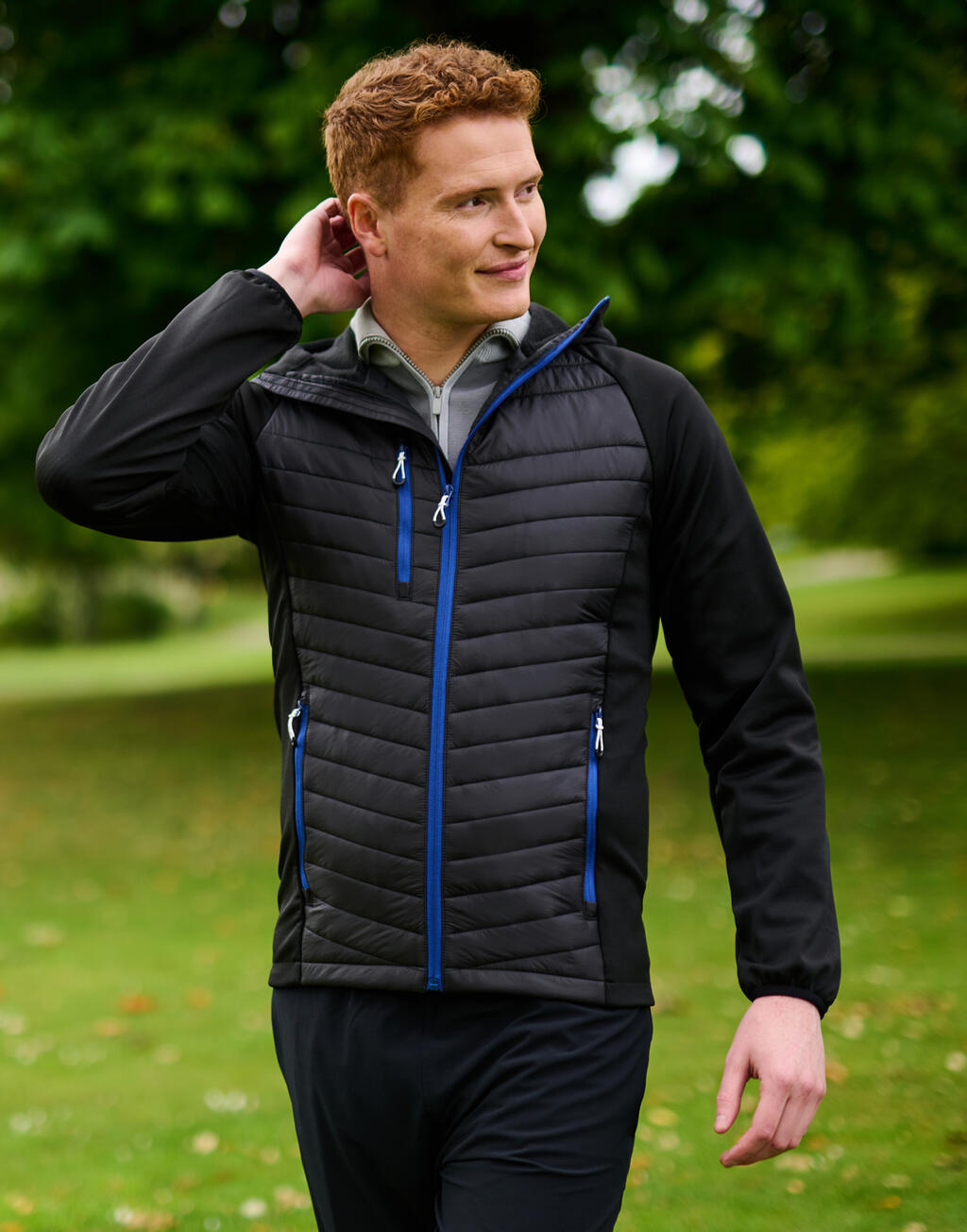 Men’s Navigate Hybrid Hooded Jacket - ShirtStore