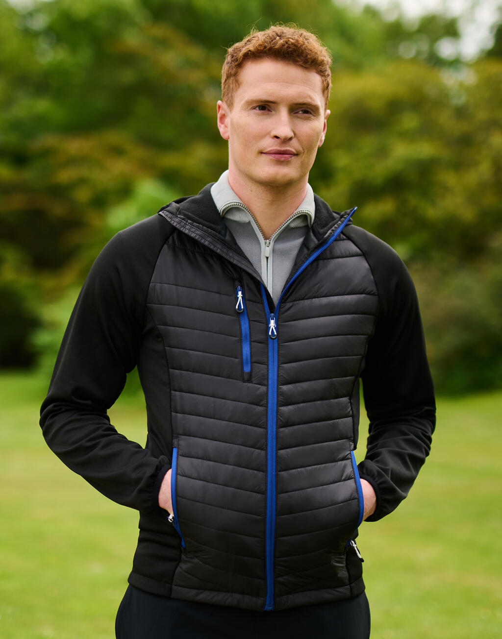 Men’s Navigate Hybrid Hooded Jacket - ShirtStore