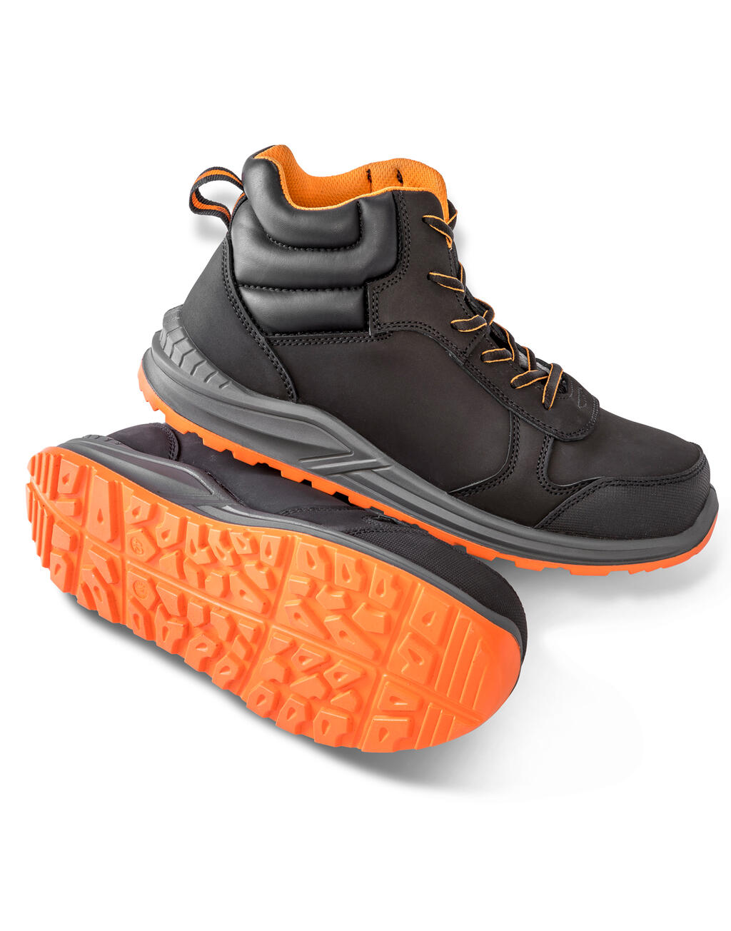  Stirling Safety Boot in Farbe Black/Grey/Orange