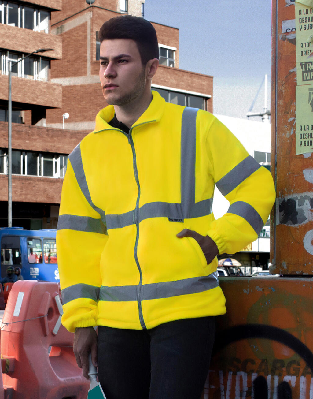 Hi-Vis Fleece Jacket 'Bergen' - ShirtStore