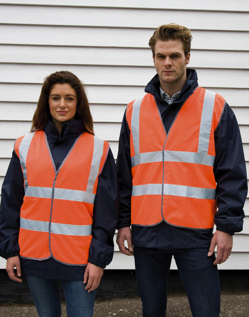  Hi-Vis Motorway Vest in Farbe Fluorescent Orange