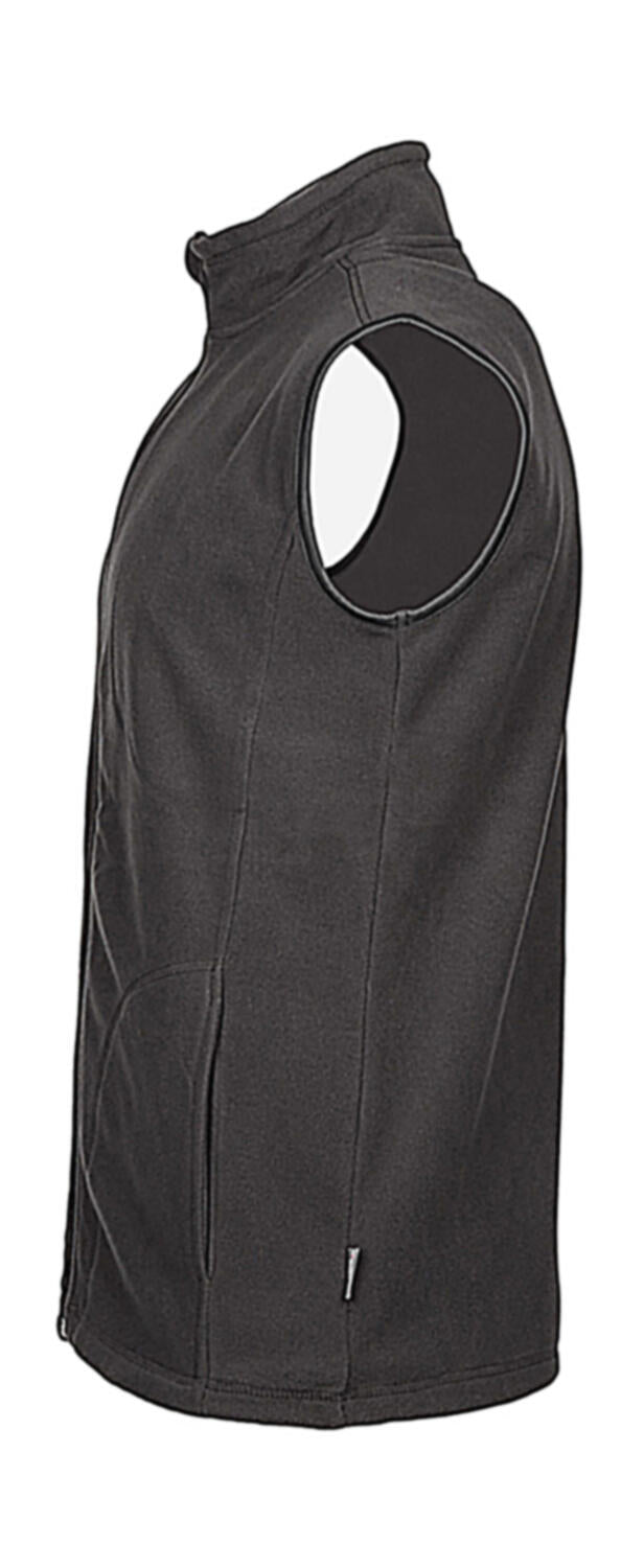  Fleece Vest in Farbe Black Opal
