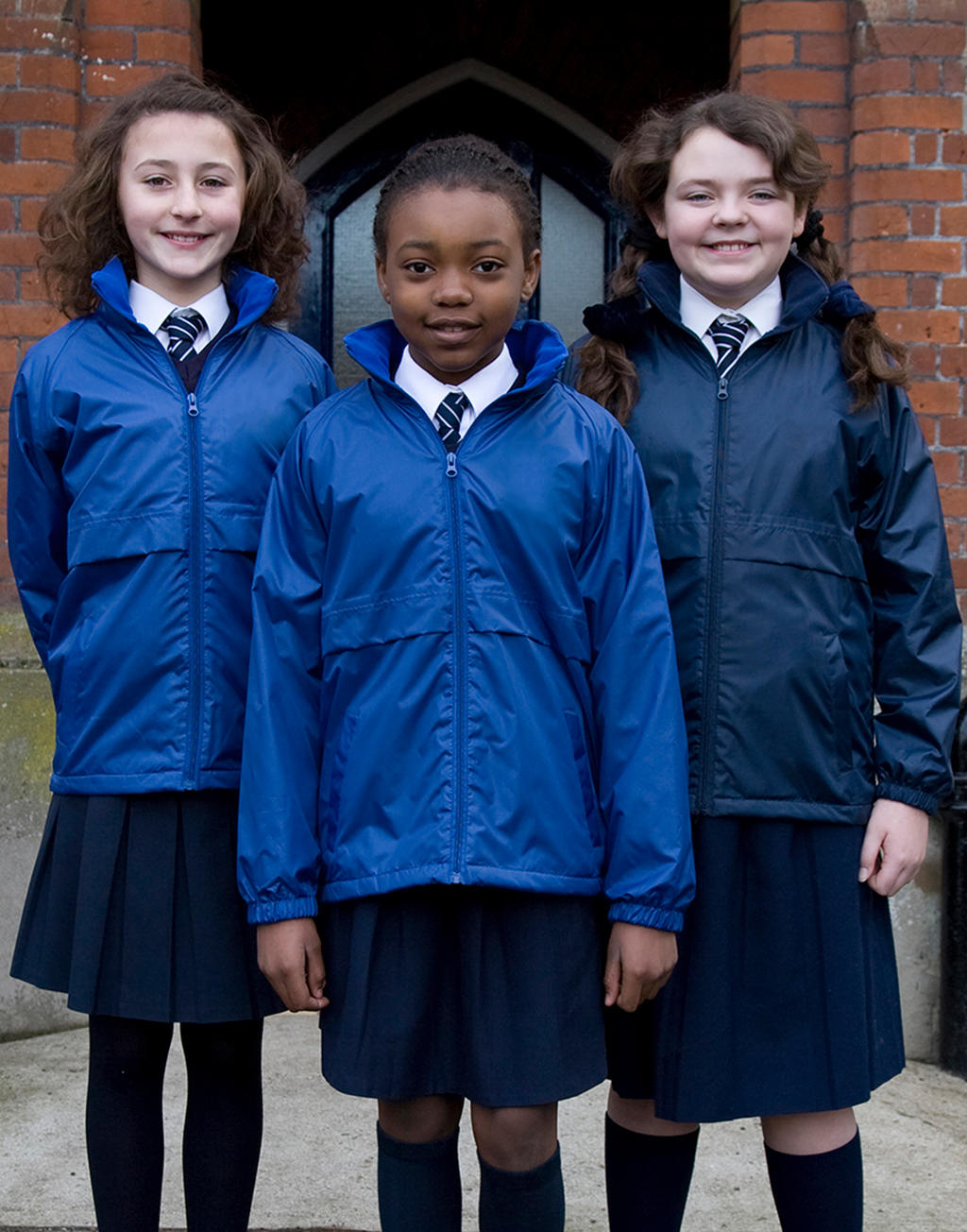  CORE Junior Microfleece Lined Jacket in Farbe Black