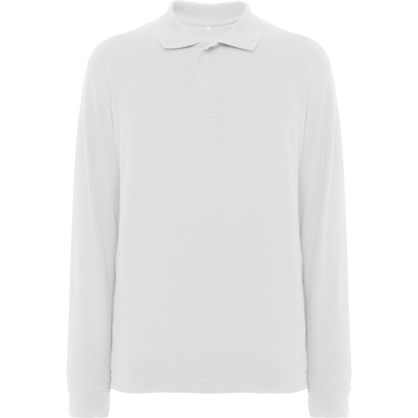 Langärmeliges Poloshirt Rover  in Farbe White