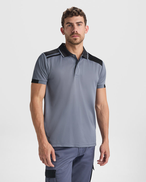 Poloshirt Samurai  in Farbe Black/Red