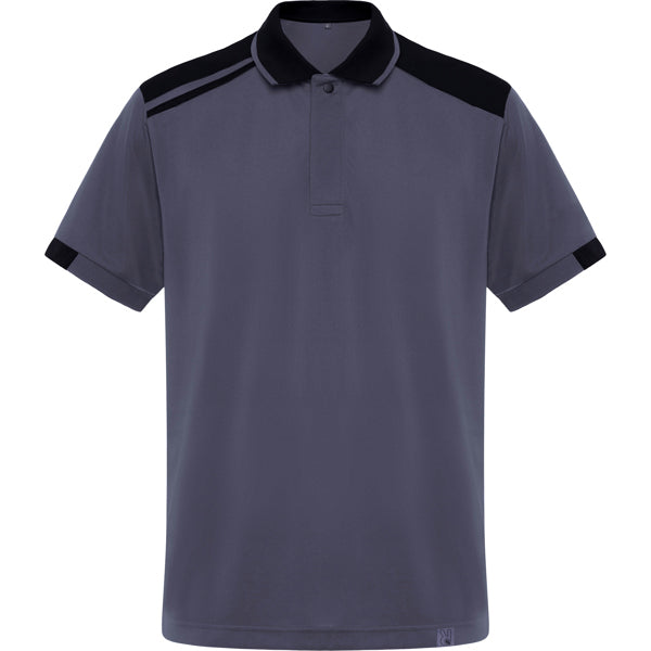 Poloshirt Samurai  in Farbe Lead/Black