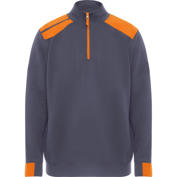 Pullover Maverick  in Farbe Lead/Orange
