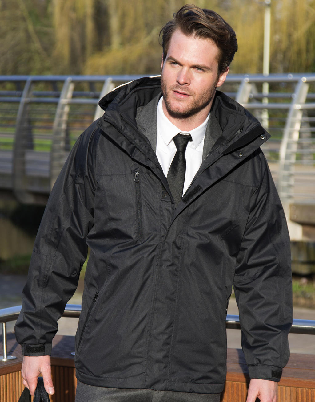  3-in-1 Journey Jacket in Farbe Black/Black